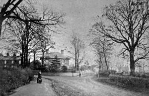 The Elms, 1870; this is the junction of Victoria Road and Vicarage Road.